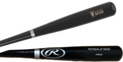Rawlings Black Wooden Baseball Bat